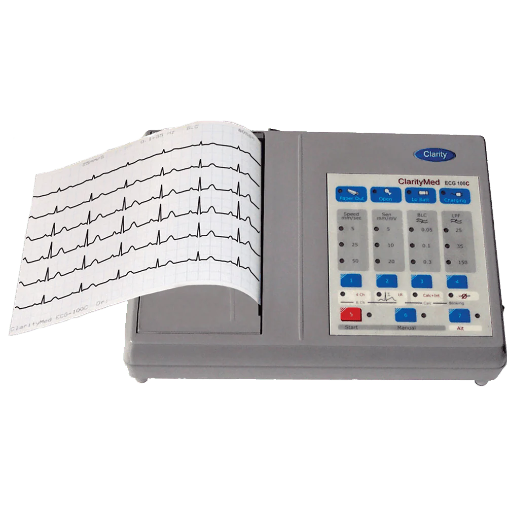 Clarity 6-Channel ECG Machine - 100C