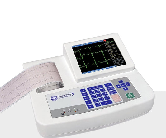 RMS 3-Channel ECG Machine With Software - Vesta301i
