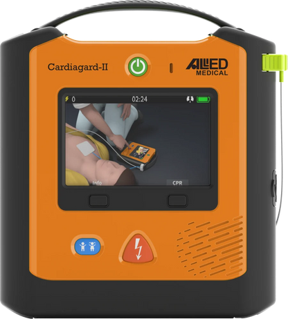 Allied Semi?Automatic Defibrillator with 5" LCD Screen - Cardiagard II