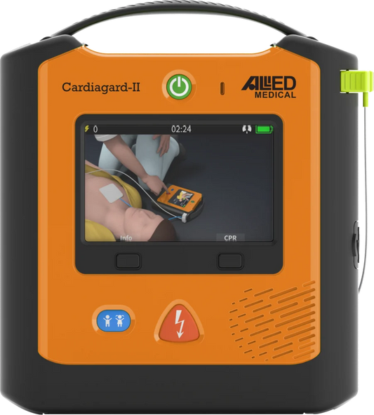 Allied Semi?Automatic Defibrillator with 5" LCD Screen - Cardiagard II