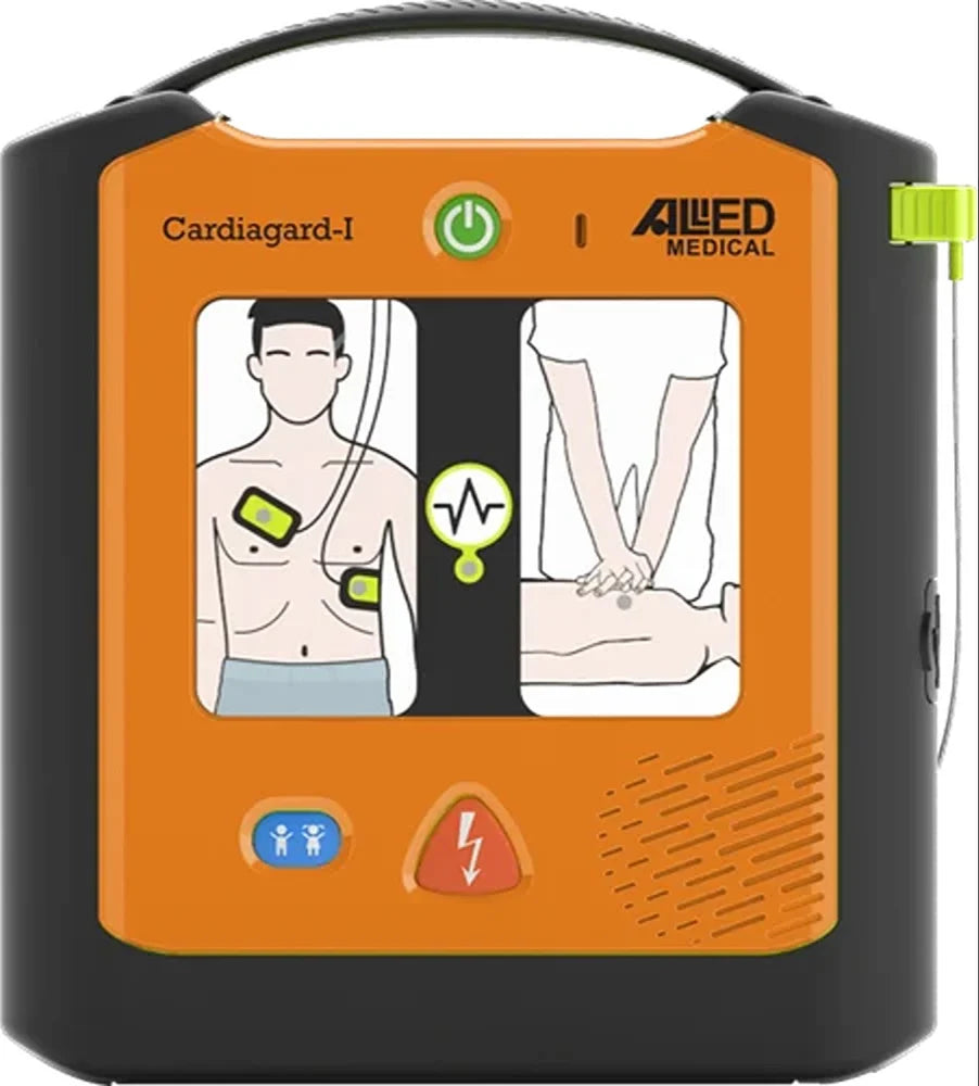 Allied Semi?Automatic Defibrillator with 5" LCD Screen - Cardiagard II