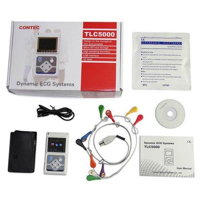 Contec 12-Lead ECG Holter System -  TLC5000