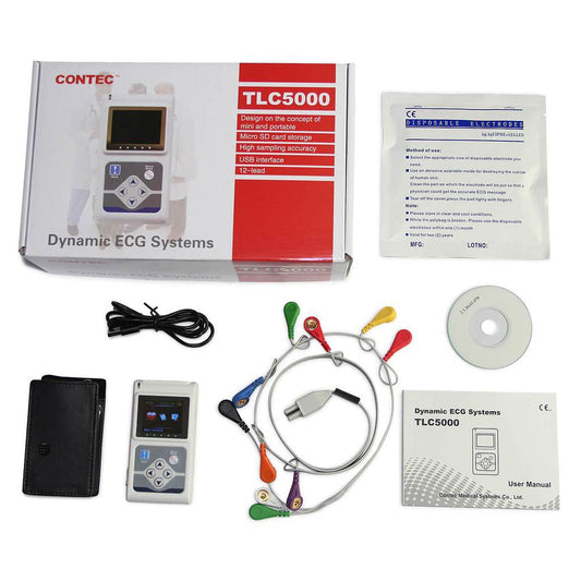 Contec 12-Lead ECG Holter System -  TLC5000